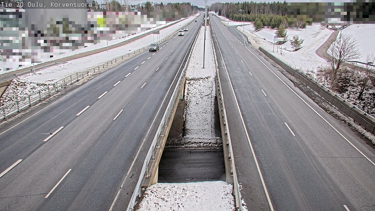 Kelikamerat Kuva Tie 20 Oulu Korvensuora, Oulu, Pohjois-Pohjanmaa