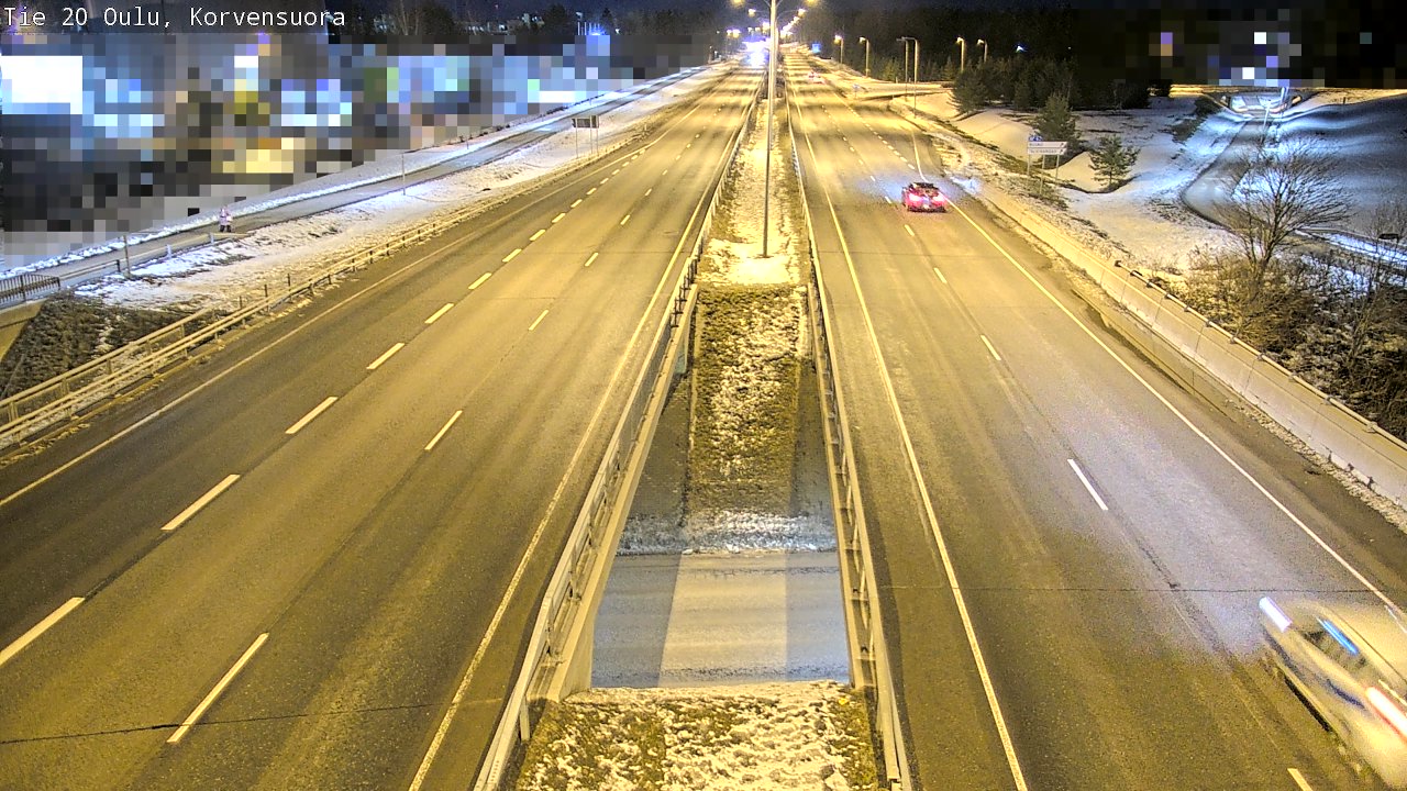 Kelikamerat Kuva Tie 20 Oulu Korvensuora, Oulu, Pohjois-Pohjanmaa