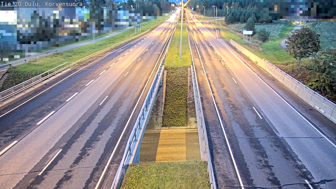 Kelikamerat Kuva Tie 20 Oulu Korvensuora, Oulu, Pohjois-Pohjanmaa