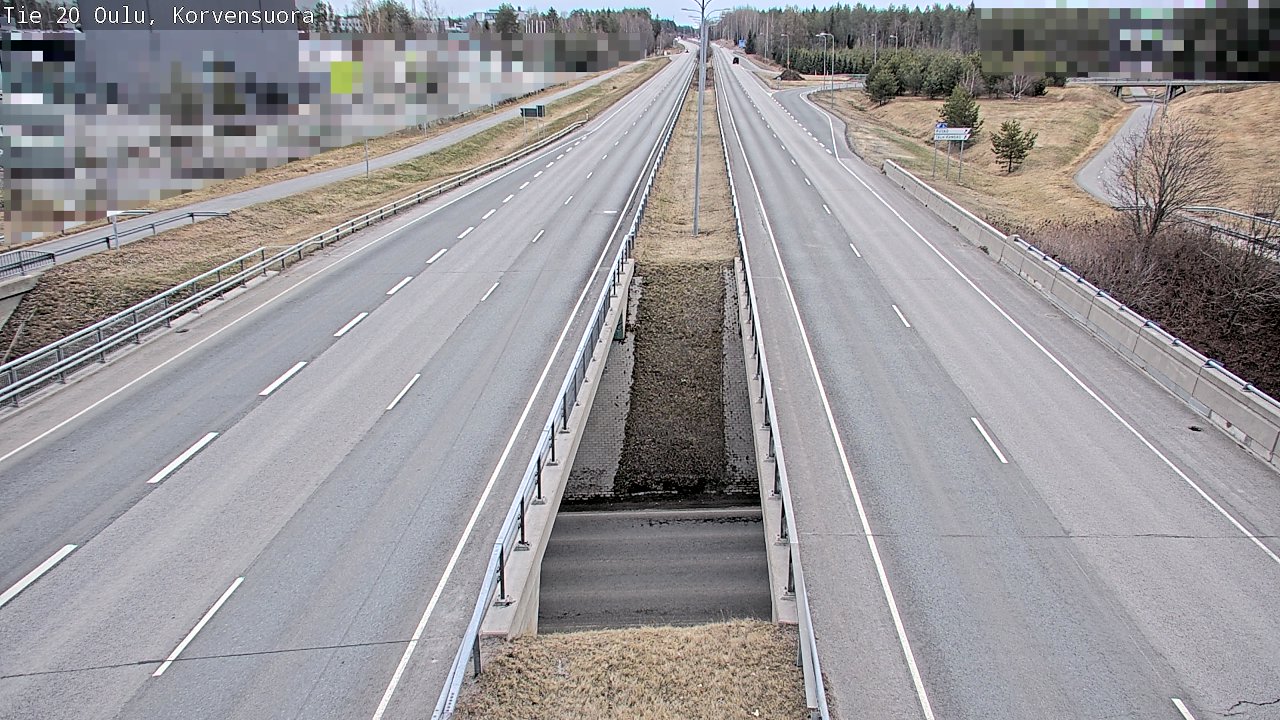 Kelikamerat Kuva Tie 20 Oulu Korvensuora, Oulu, Pohjois-Pohjanmaa