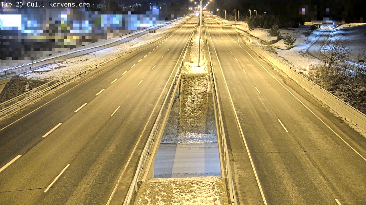 Kelikamerat Kuva Tie 20 Oulu Korvensuora, Oulu, Pohjois-Pohjanmaa