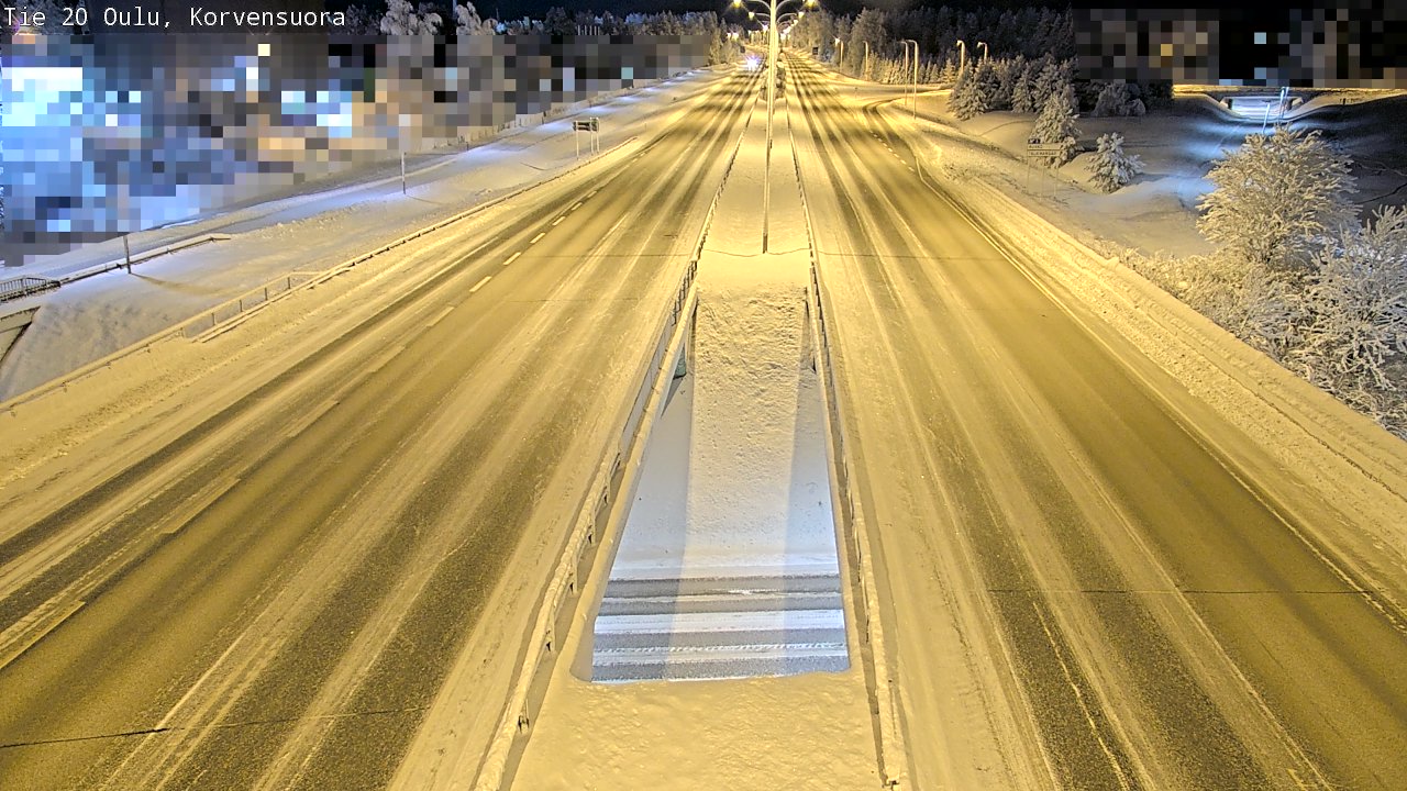 Kelikamerat Kuva Tie 20 Oulu Korvensuora, Oulu, Pohjois-Pohjanmaa
