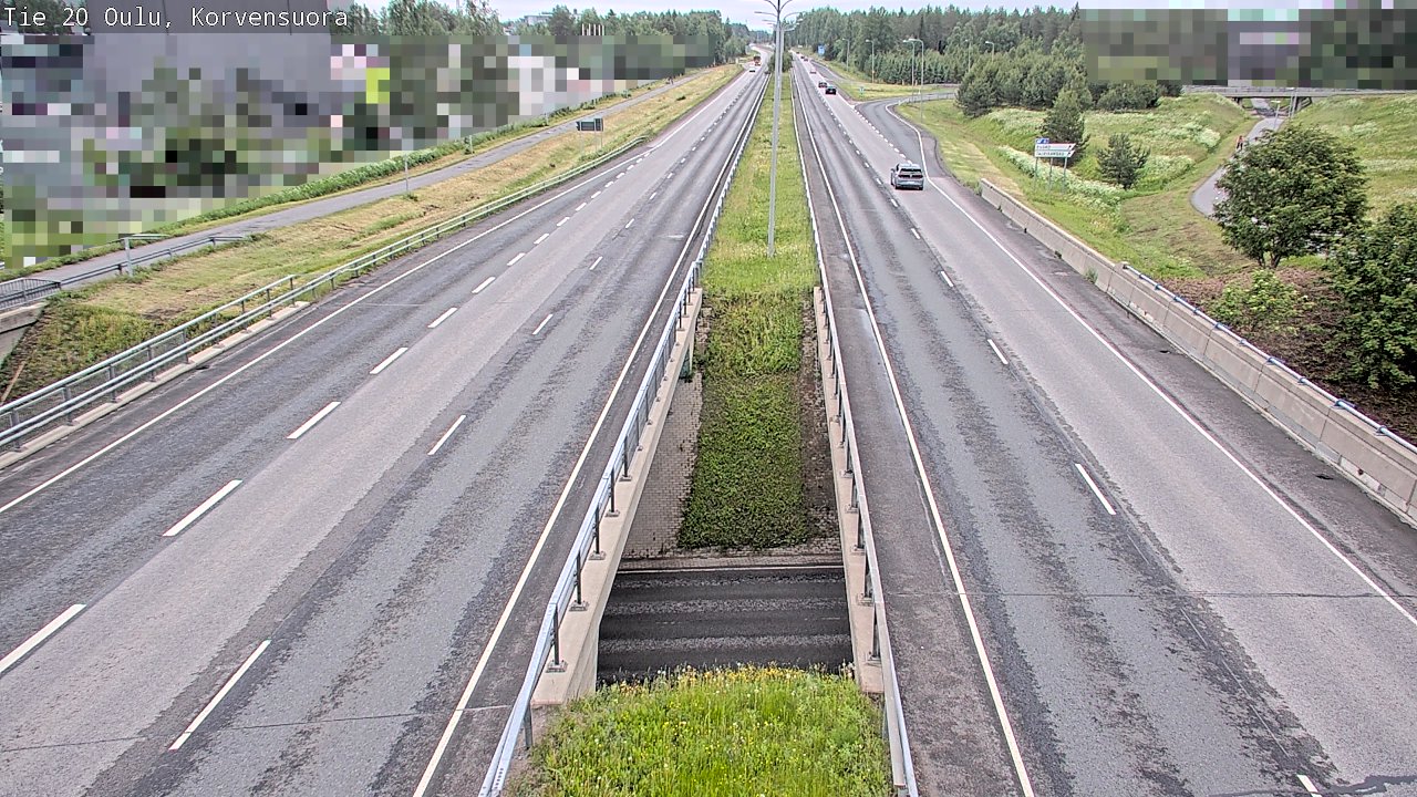 Kelikamerat Kuva Tie 20 Oulu Korvensuora, Oulu, Pohjois-Pohjanmaa