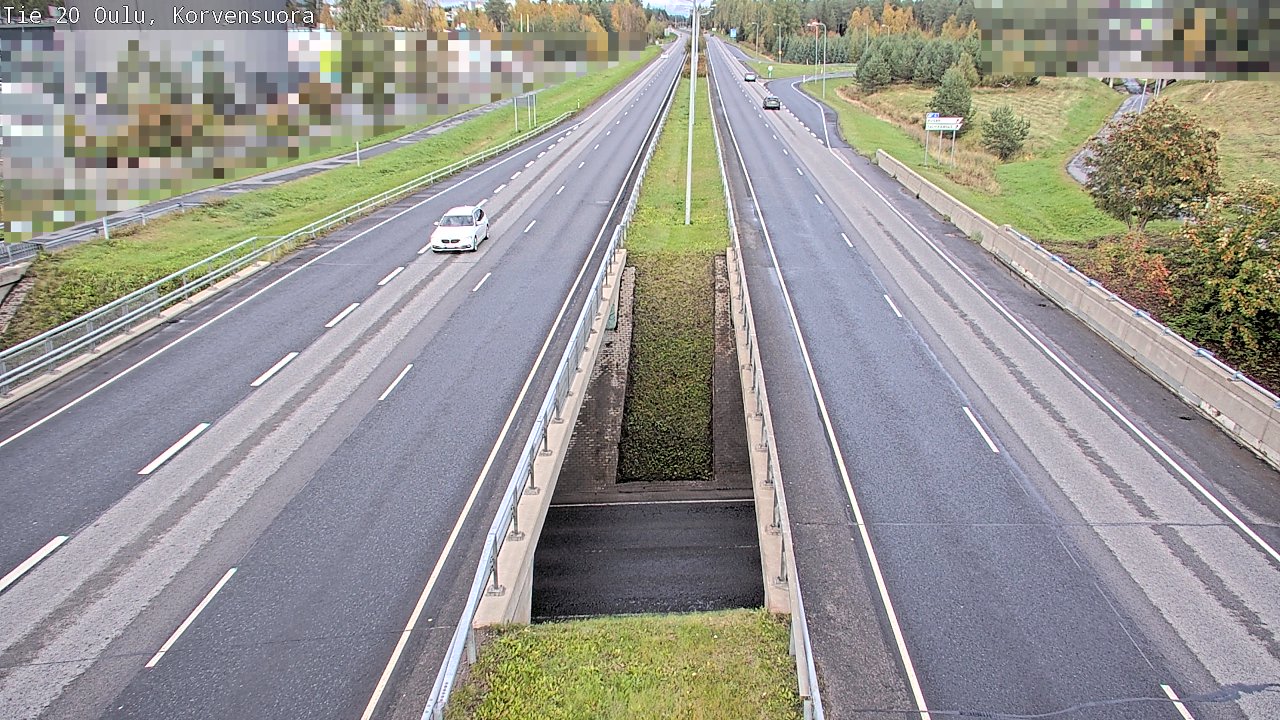 Kelikamerat Kuva Tie 20 Oulu Korvensuora, Oulu, Pohjois-Pohjanmaa
