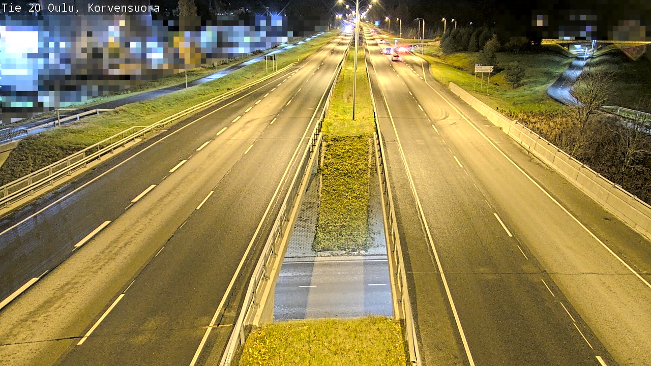 Kelikamerat Kuva Tie 20 Oulu Korvensuora, Oulu, Pohjois-Pohjanmaa