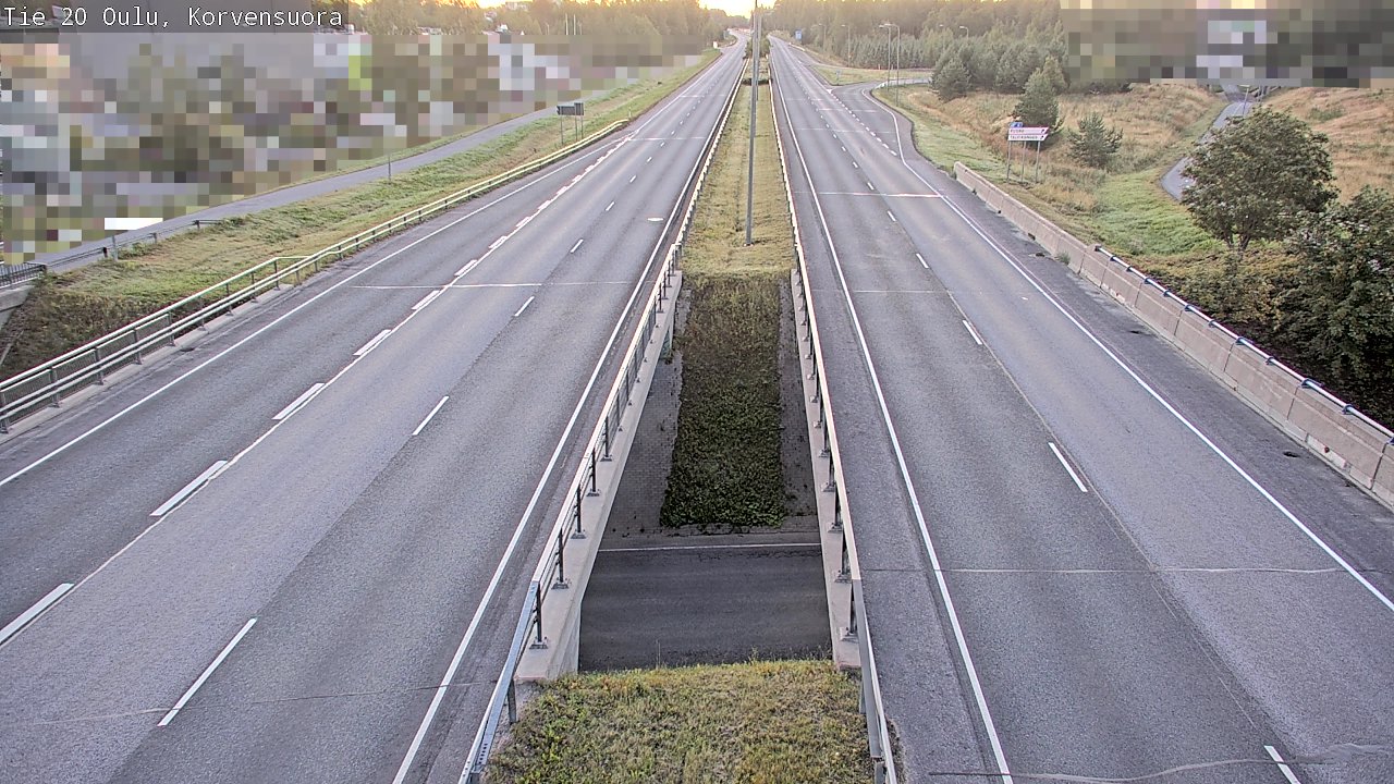Kelikamerat Kuva Tie 20 Oulu Korvensuora, Oulu, Pohjois-Pohjanmaa