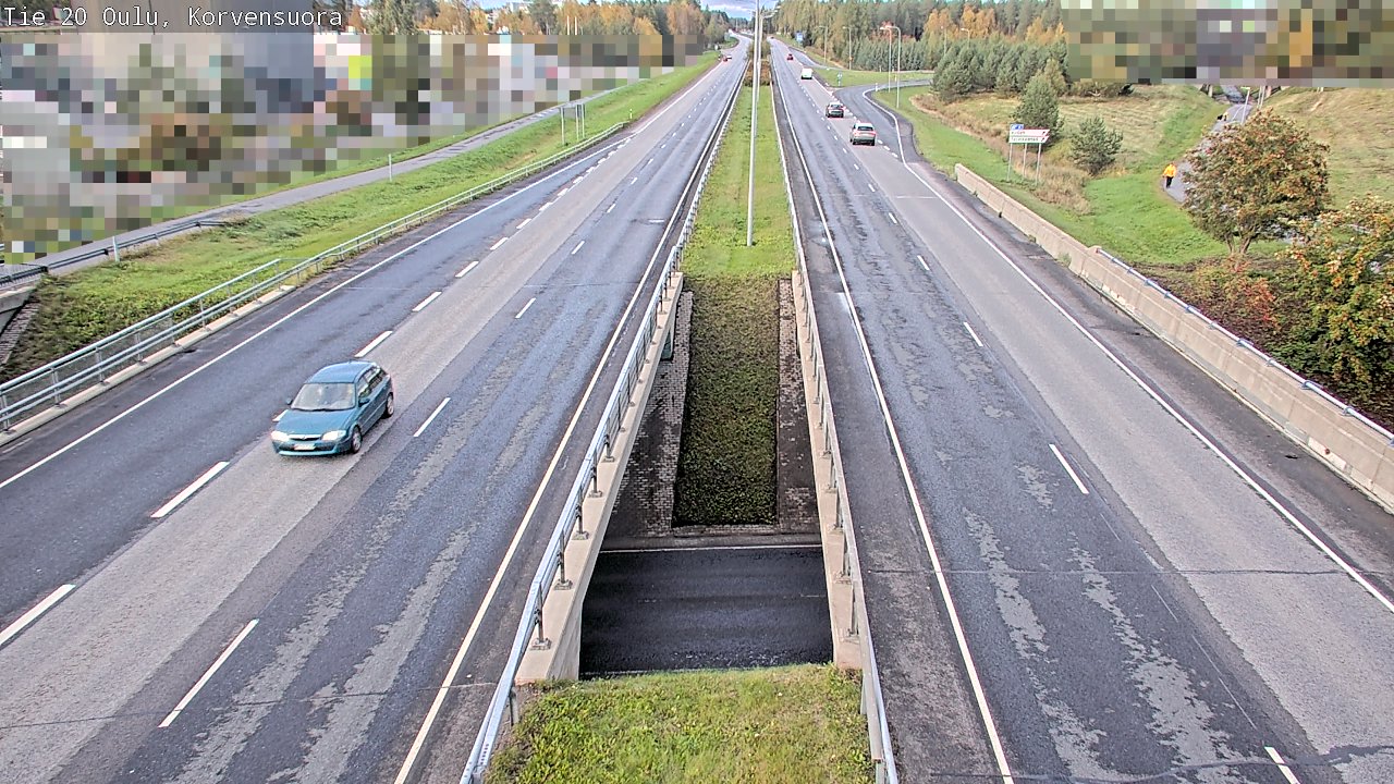 Kelikamerat Kuva Tie 20 Oulu Korvensuora, Oulu, Pohjois-Pohjanmaa