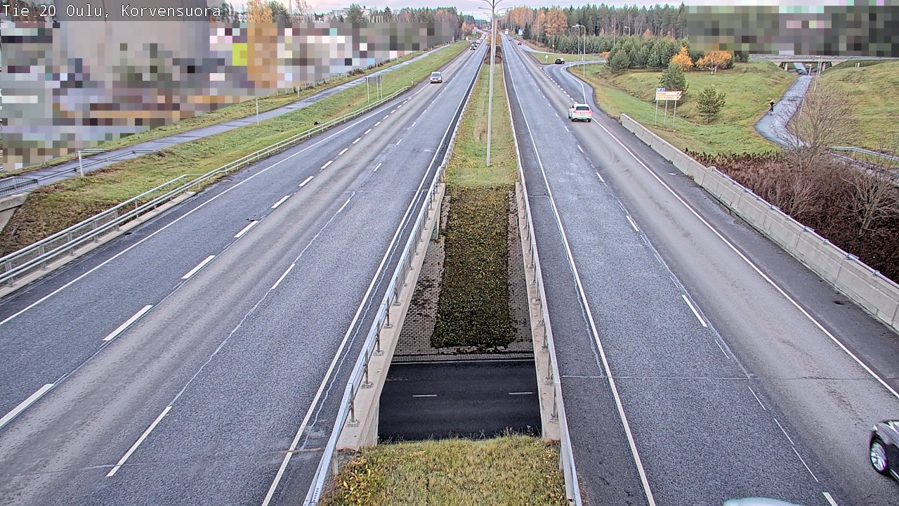 Kelikamerat Kuva Tie 20 Oulu Korvensuora, Oulu, Pohjois-Pohjanmaa