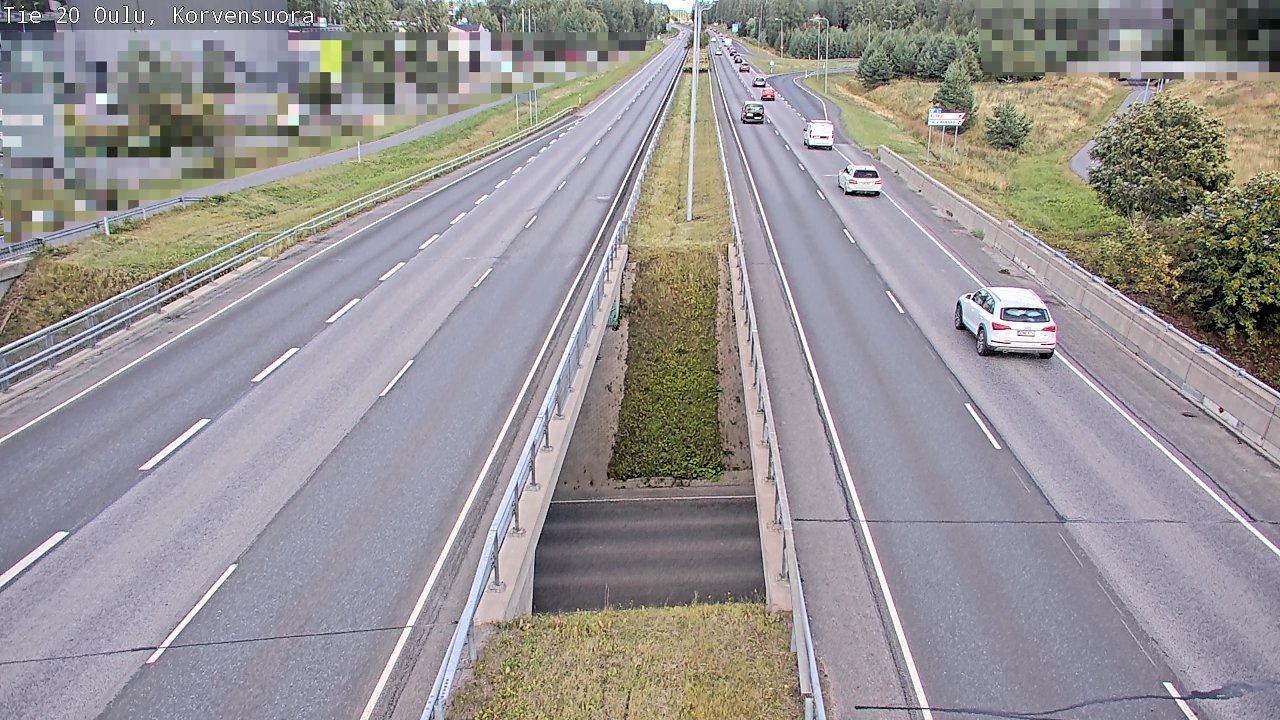 Kelikamerat Kuva Tie 20 Oulu Korvensuora, Oulu, Pohjois-Pohjanmaa
