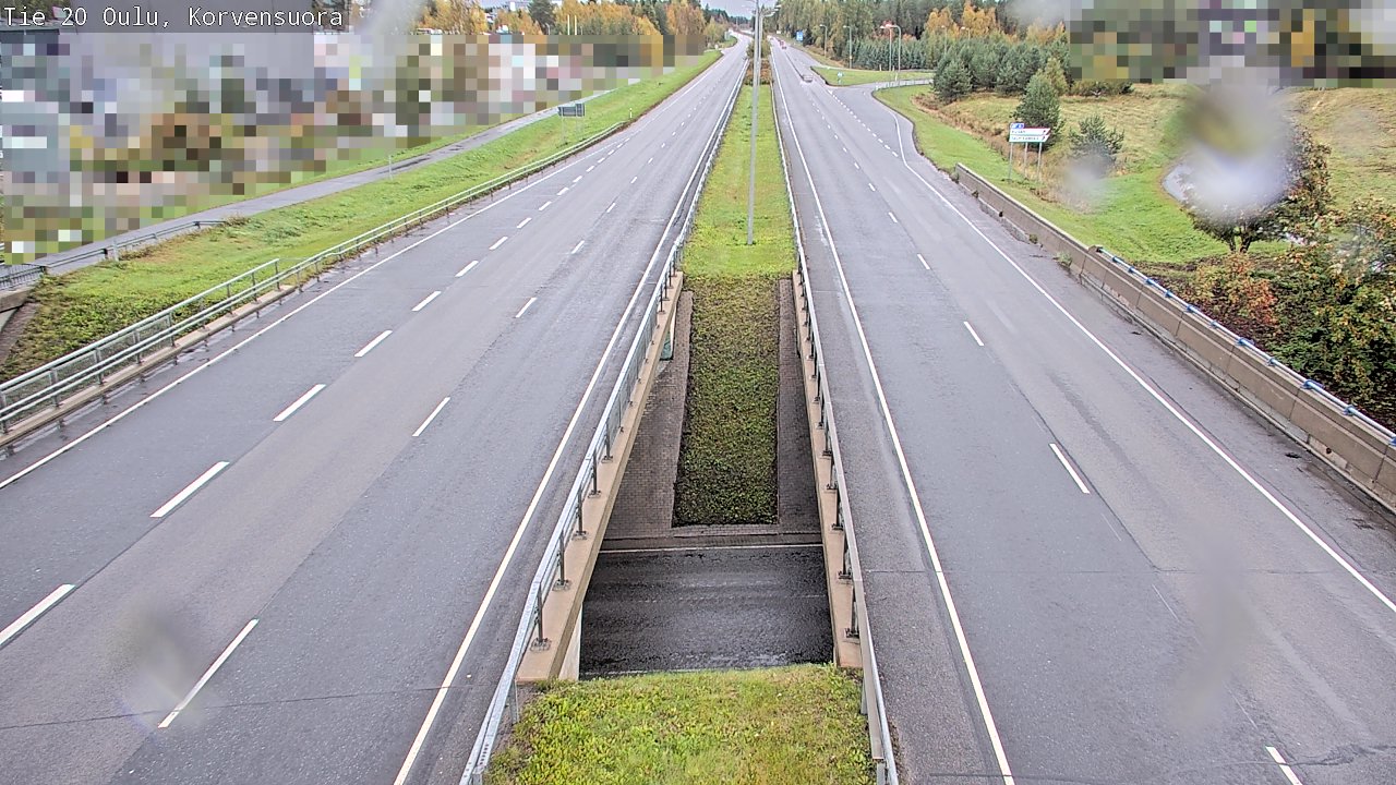 Kelikamerat Kuva Tie 20 Oulu Korvensuora, Oulu, Pohjois-Pohjanmaa