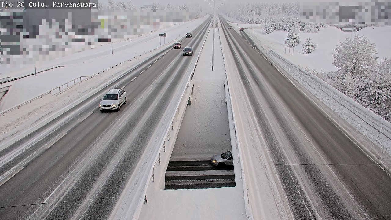 Kelikamerat Kuva Tie 20 Oulu Korvensuora, Oulu, Pohjois-Pohjanmaa