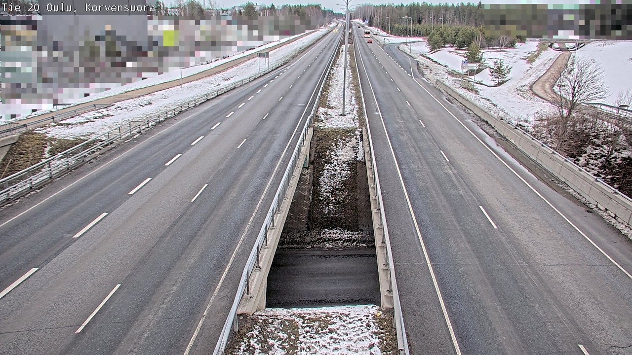 Kelikamerat Kuva Tie 20 Oulu Korvensuora, Oulu, Pohjois-Pohjanmaa