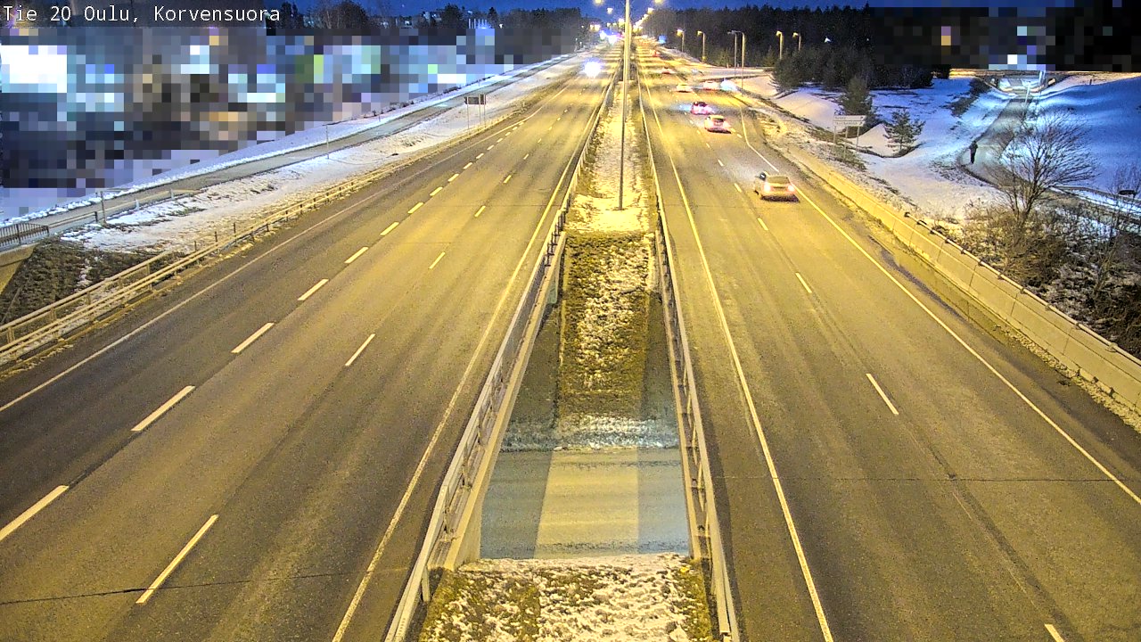 Kelikamerat Kuva Tie 20 Oulu Korvensuora, Oulu, Pohjois-Pohjanmaa