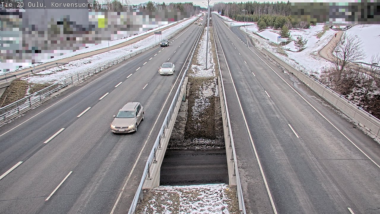 Kelikamerat Kuva Tie 20 Oulu Korvensuora, Oulu, Pohjois-Pohjanmaa