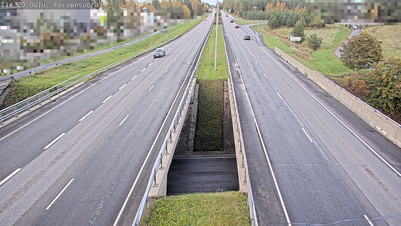 Kelikamerat Kuva Tie 20 Oulu Korvensuora, Oulu, Pohjois-Pohjanmaa