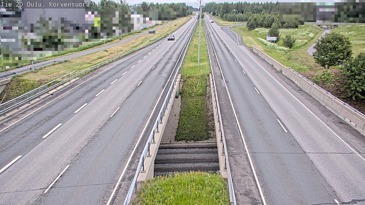 Kelikamerat Kuva Tie 20 Oulu Korvensuora, Oulu, Pohjois-Pohjanmaa