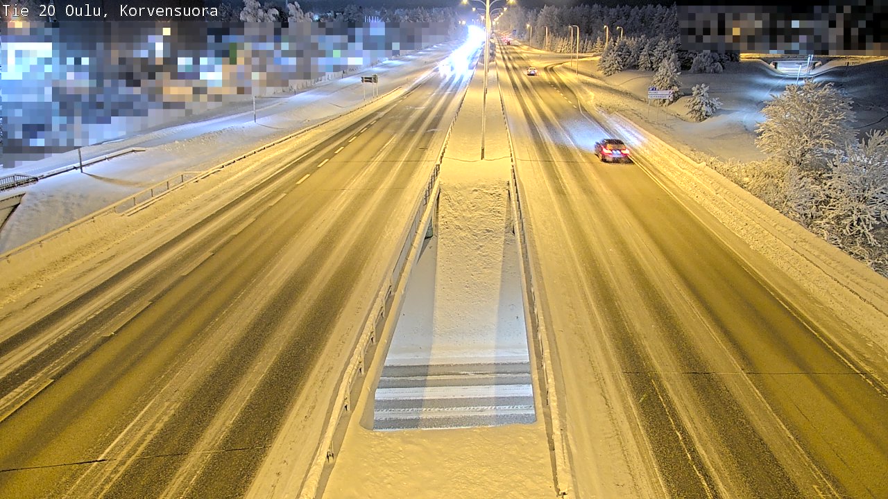 Kelikamerat Kuva Tie 20 Oulu Korvensuora, Oulu, Pohjois-Pohjanmaa