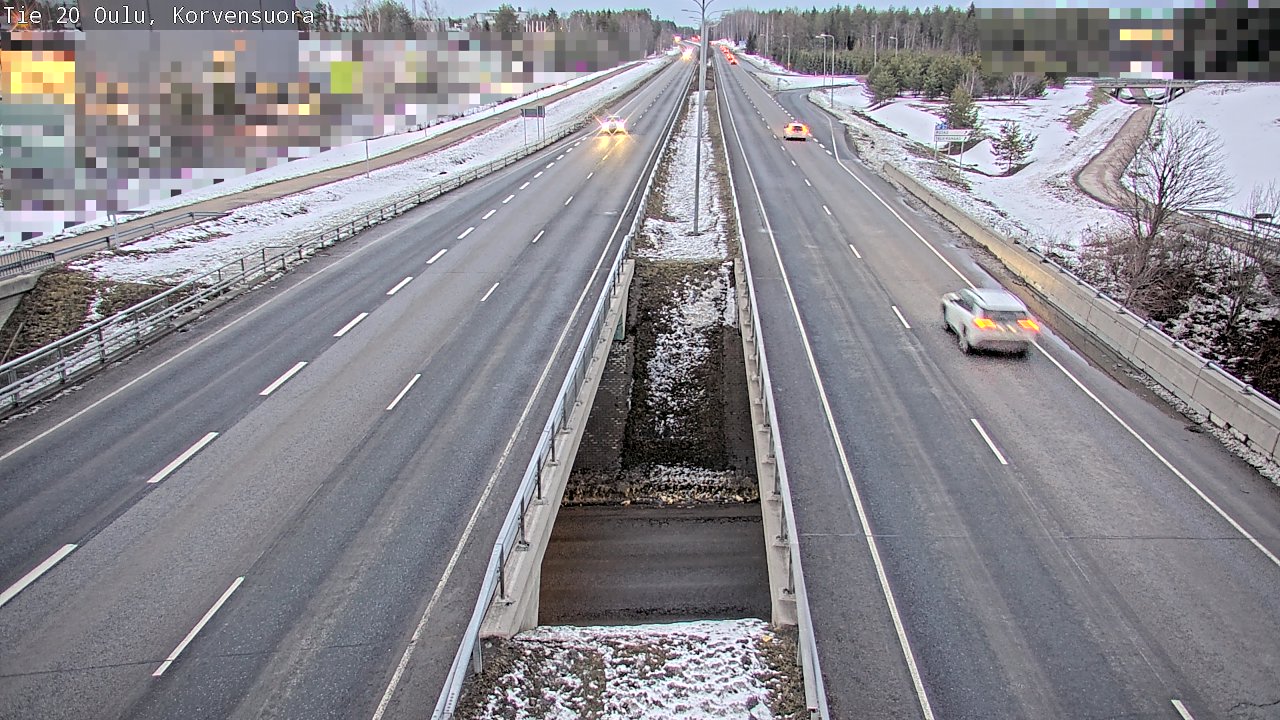 Kelikamerat Kuva Tie 20 Oulu Korvensuora, Oulu, Pohjois-Pohjanmaa