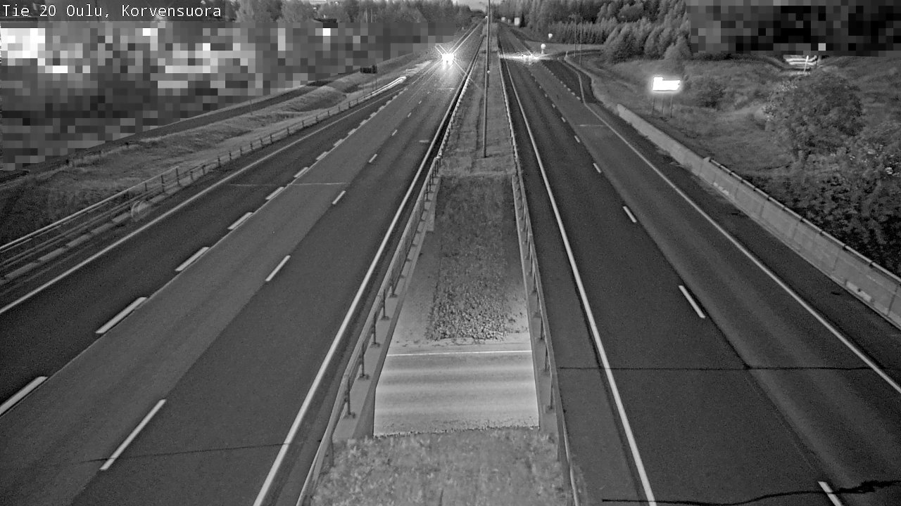 Kelikamerat Kuva Tie 20 Oulu Korvensuora, Oulu, Pohjois-Pohjanmaa