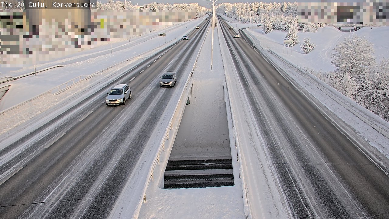 Kelikamerat Kuva Tie 20 Oulu Korvensuora, Oulu, Pohjois-Pohjanmaa