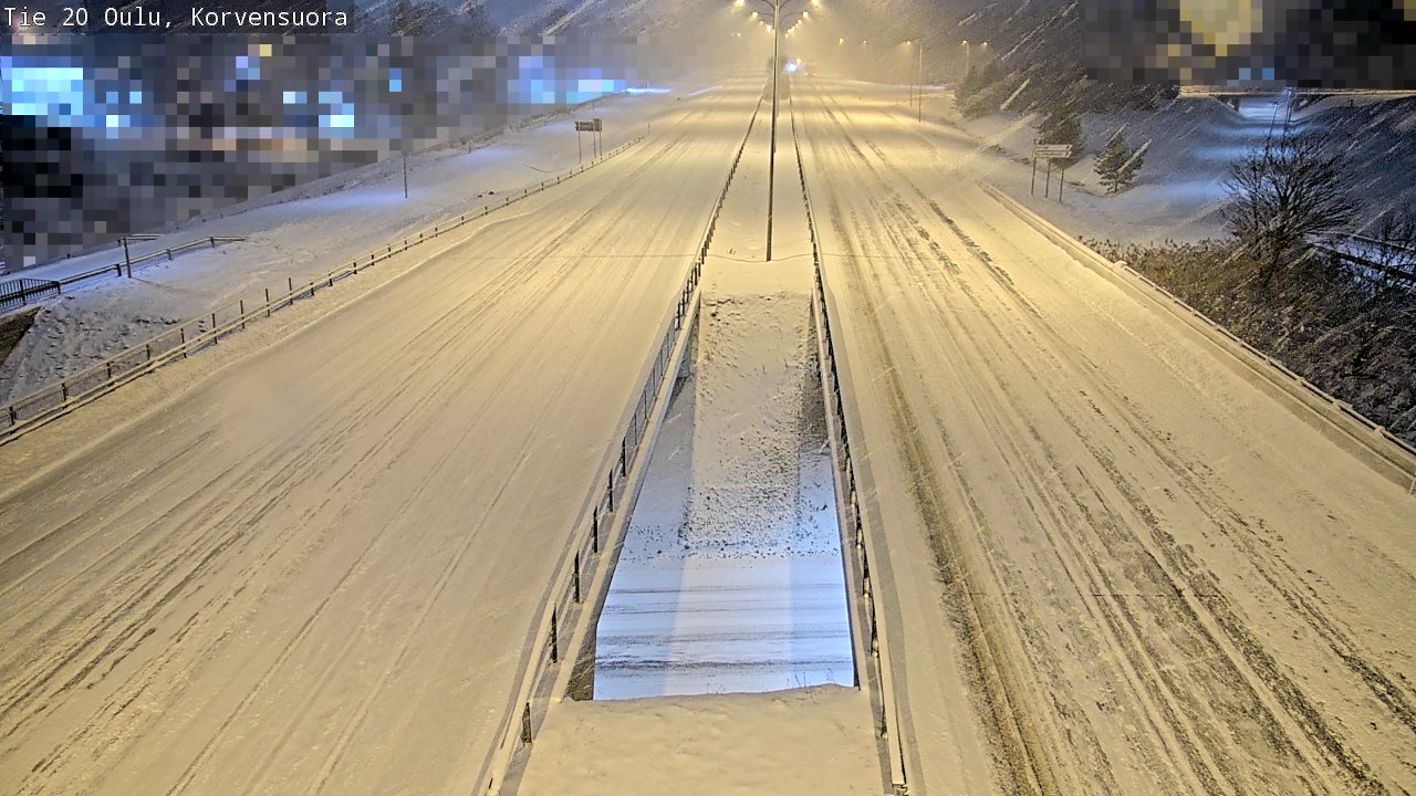 Kelikamerat Kuva Tie 20 Oulu Korvensuora, Oulu, Pohjois-Pohjanmaa