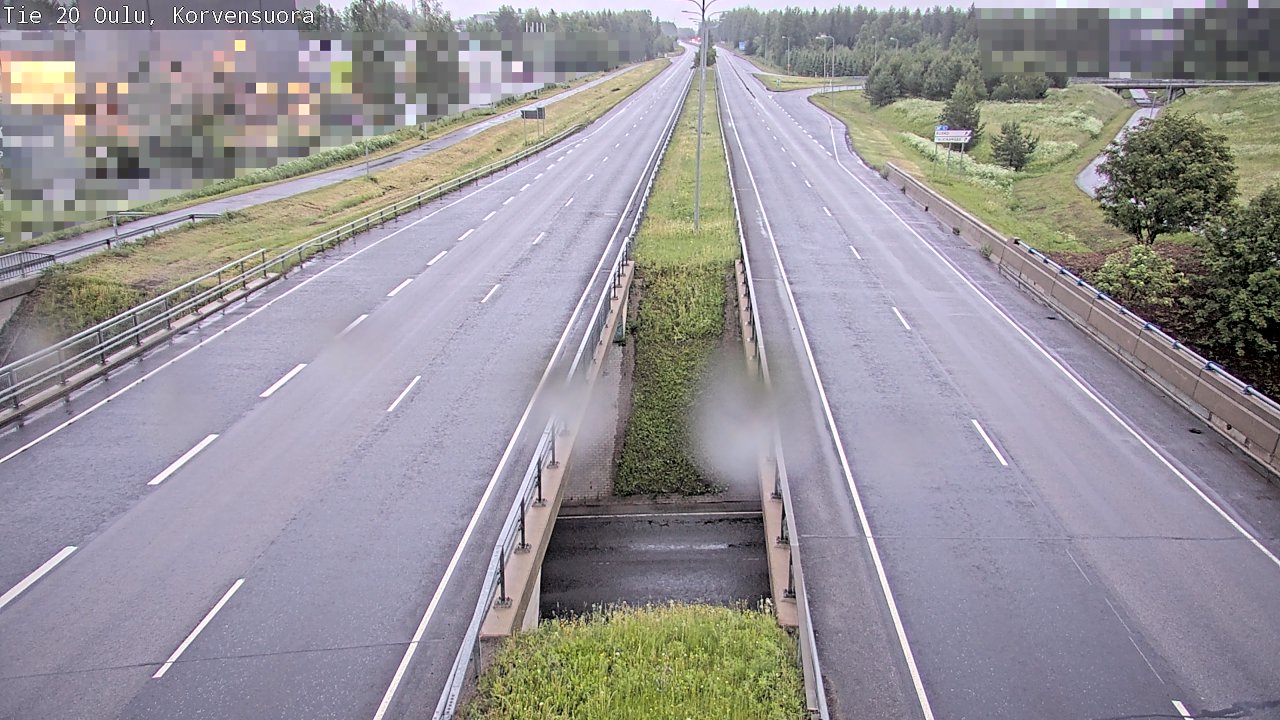 Kelikamerat Kuva Tie 20 Oulu Korvensuora, Oulu, Pohjois-Pohjanmaa