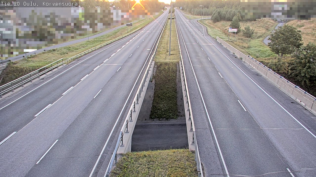 Kelikamerat Kuva Tie 20 Oulu Korvensuora, Oulu, Pohjois-Pohjanmaa
