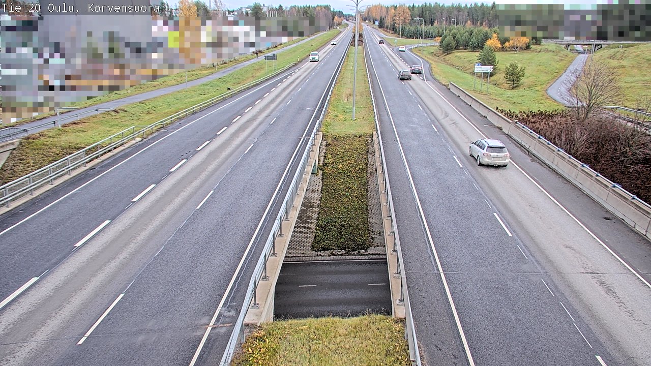 Kelikamerat Kuva Tie 20 Oulu Korvensuora, Oulu, Pohjois-Pohjanmaa