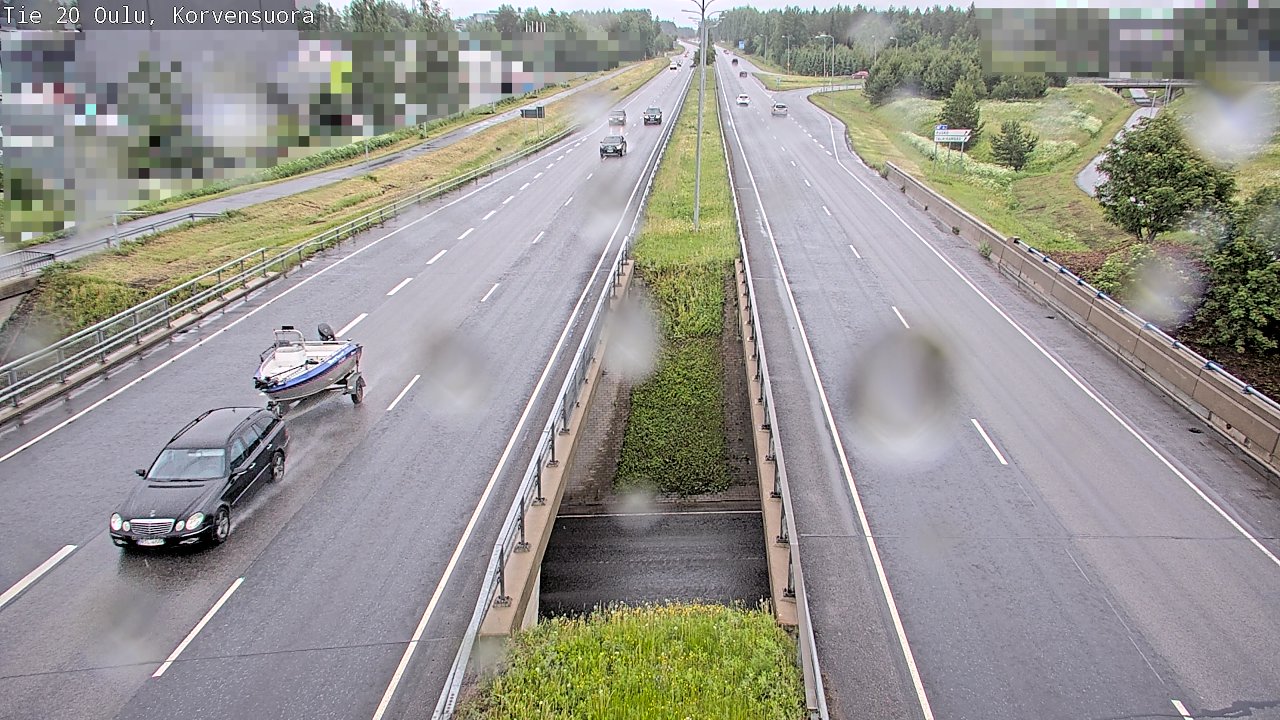 Kelikamerat Kuva Tie 20 Oulu Korvensuora, Oulu, Pohjois-Pohjanmaa