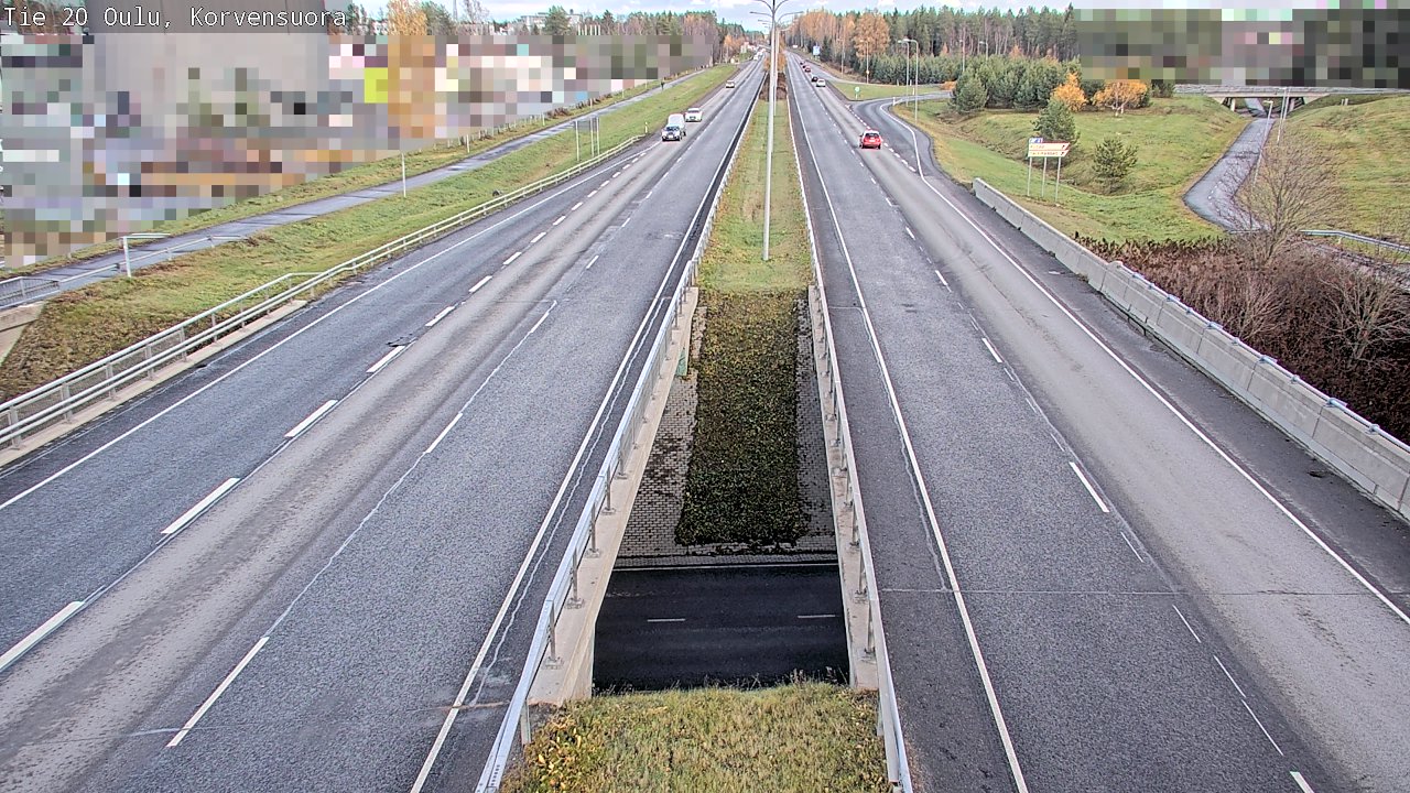 Kelikamerat Kuva Tie 20 Oulu Korvensuora, Oulu, Pohjois-Pohjanmaa