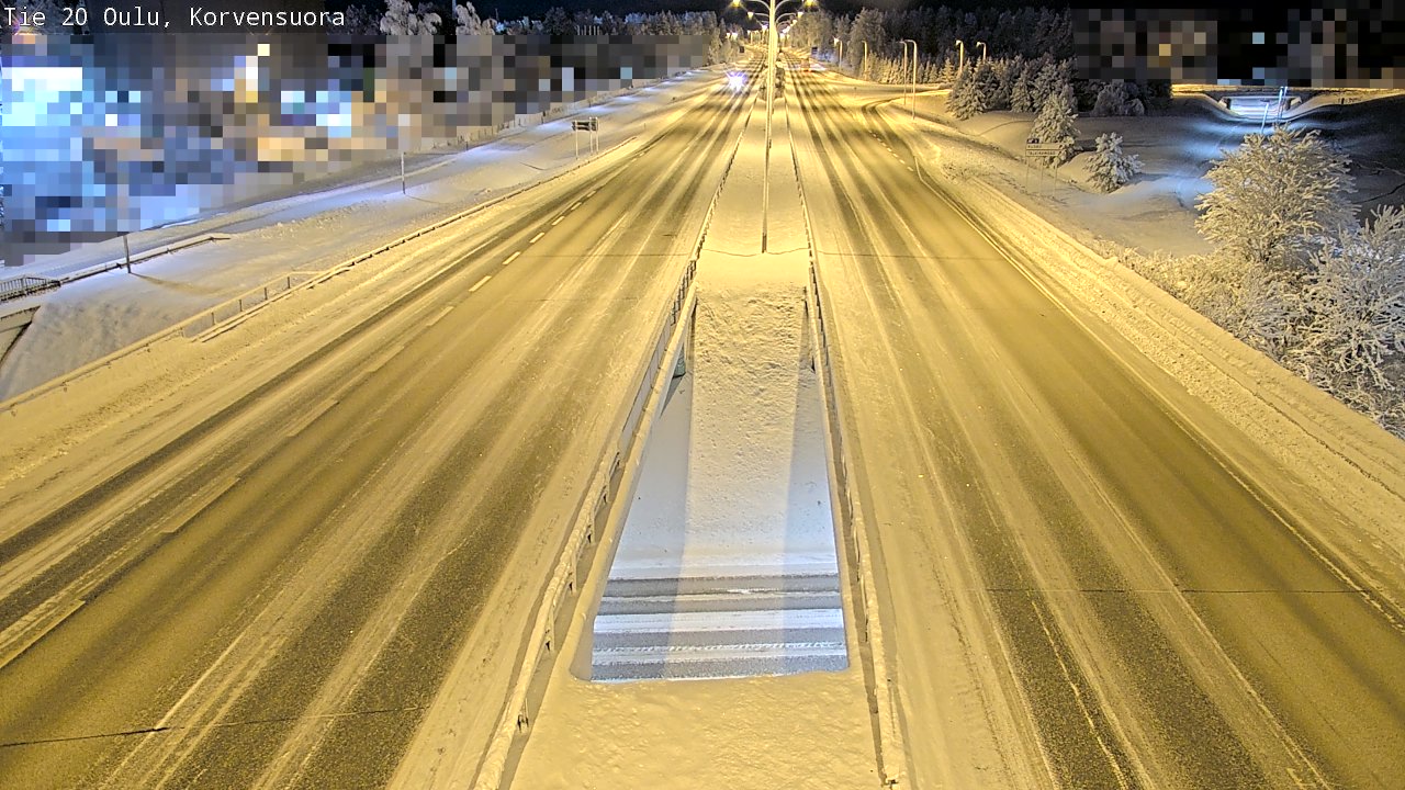 Kelikamerat Kuva Tie 20 Oulu Korvensuora, Oulu, Pohjois-Pohjanmaa