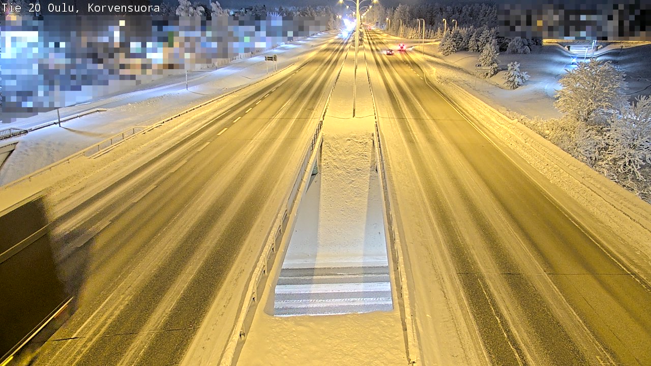 Kelikamerat Kuva Tie 20 Oulu Korvensuora, Oulu, Pohjois-Pohjanmaa
