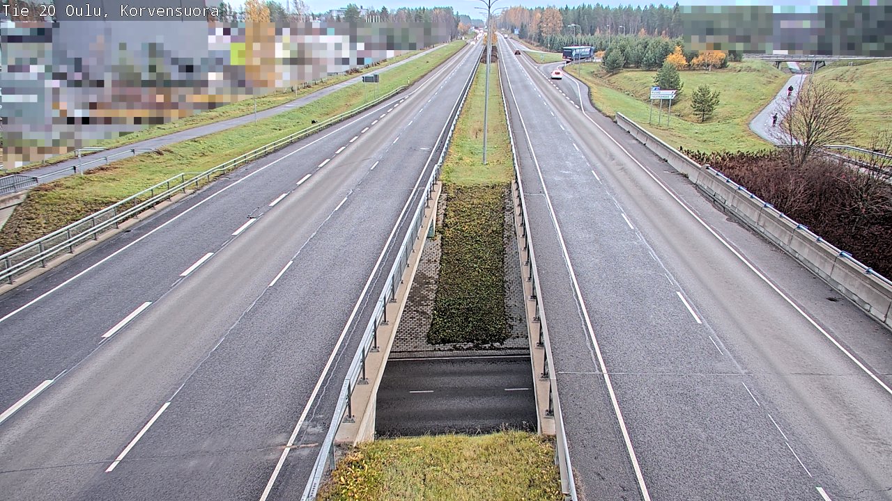 Kelikamerat Kuva Tie 20 Oulu Korvensuora, Oulu, Pohjois-Pohjanmaa