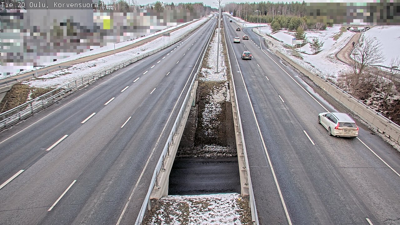 Kelikamerat Kuva Tie 20 Oulu Korvensuora, Oulu, Pohjois-Pohjanmaa