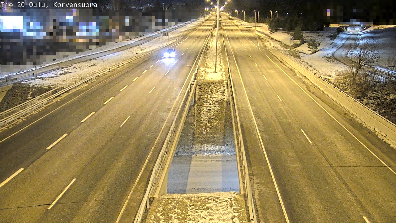 Kelikamerat Kuva Tie 20 Oulu Korvensuora, Oulu, Pohjois-Pohjanmaa