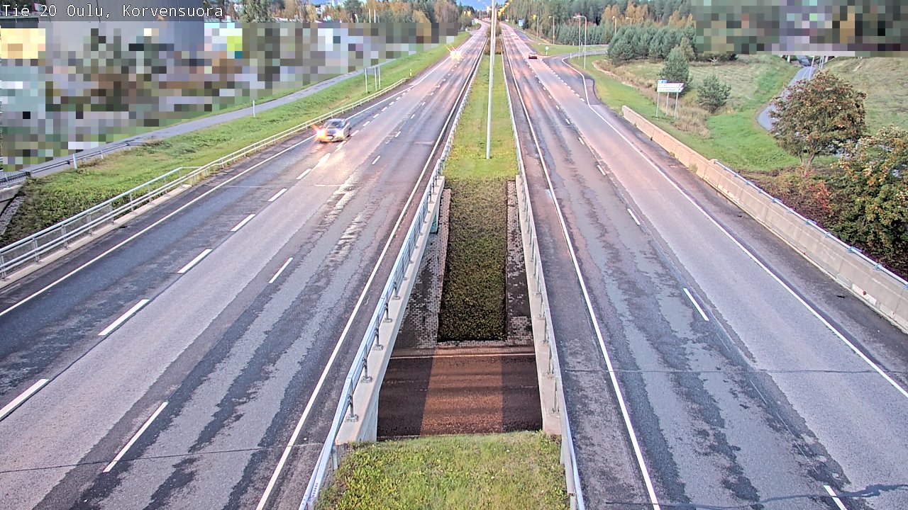 Kelikamerat Kuva Tie 20 Oulu Korvensuora, Oulu, Pohjois-Pohjanmaa