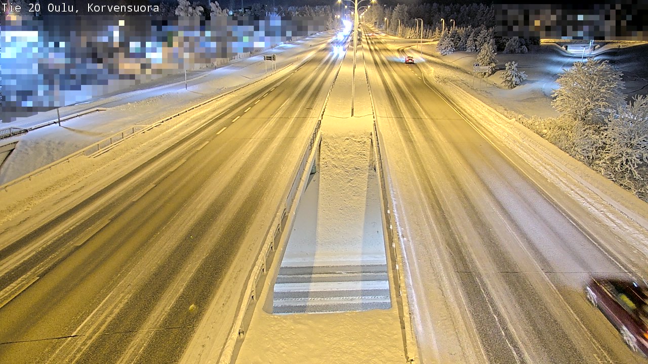 Kelikamerat Kuva Tie 20 Oulu Korvensuora, Oulu, Pohjois-Pohjanmaa