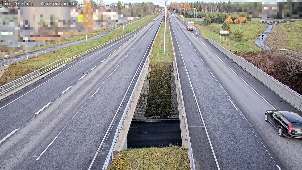 Kelikamerat Kuva Tie 20 Oulu Korvensuora, Oulu, Pohjois-Pohjanmaa