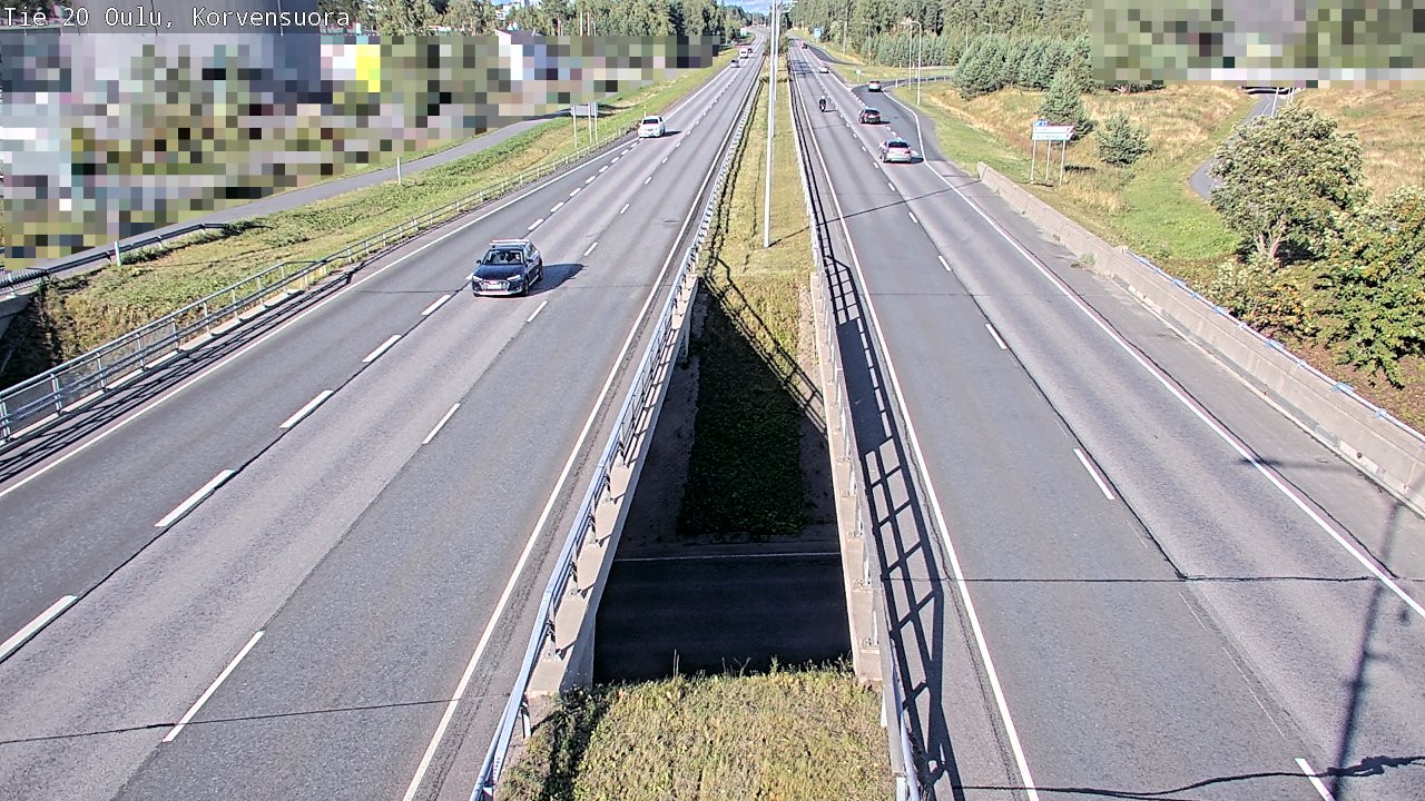 Kelikamerat Kuva Tie 20 Oulu Korvensuora, Oulu, Pohjois-Pohjanmaa