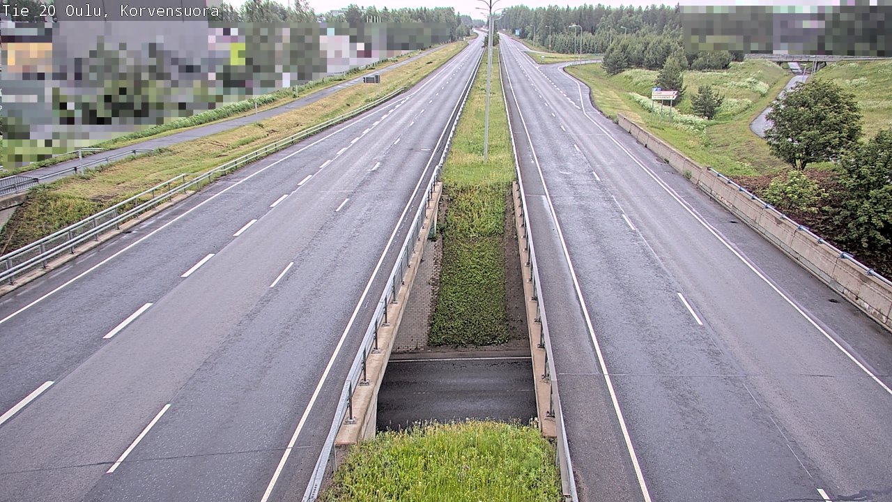 Kelikamerat Kuva Tie 20 Oulu Korvensuora, Oulu, Pohjois-Pohjanmaa
