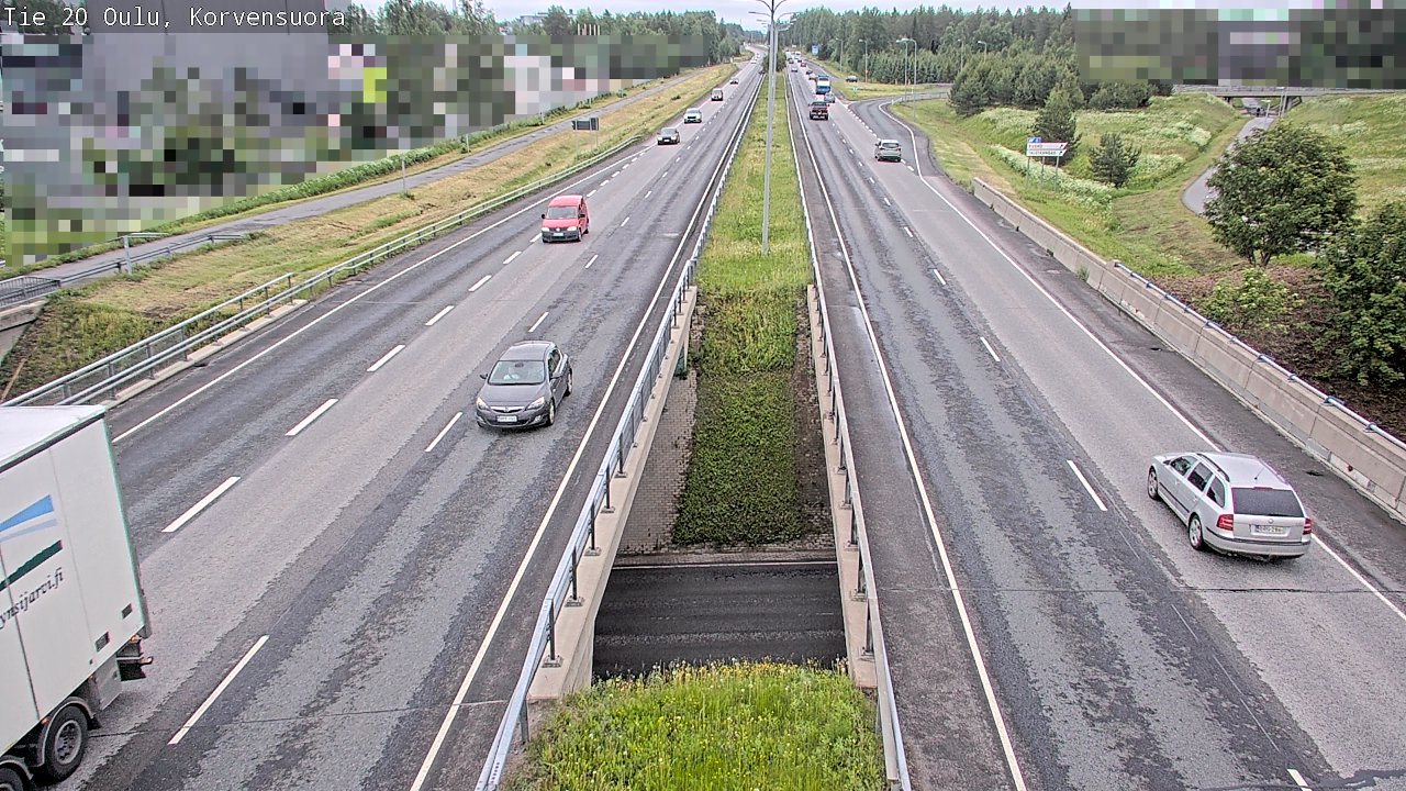 Kelikamerat Kuva Tie 20 Oulu Korvensuora, Oulu, Pohjois-Pohjanmaa