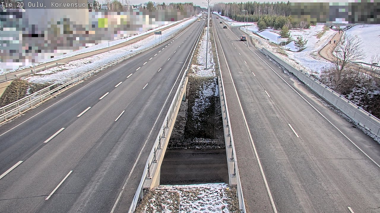 Kelikamerat Kuva Tie 20 Oulu Korvensuora, Oulu, Pohjois-Pohjanmaa