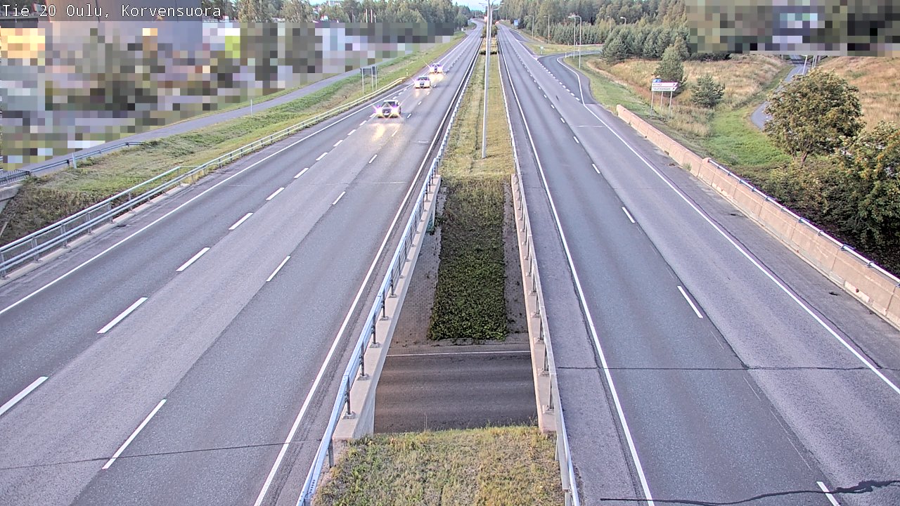 Kelikamerat Kuva Tie 20 Oulu Korvensuora, Oulu, Pohjois-Pohjanmaa