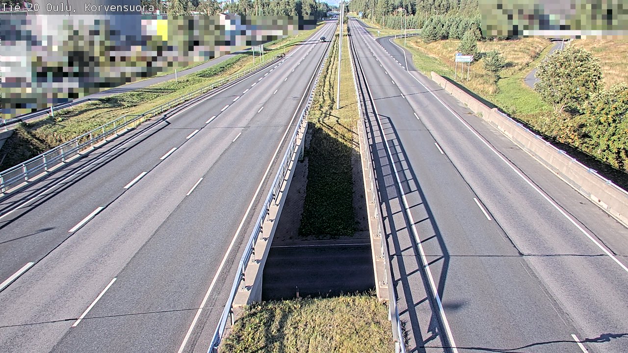 Kelikamerat Kuva Tie 20 Oulu Korvensuora, Oulu, Pohjois-Pohjanmaa
