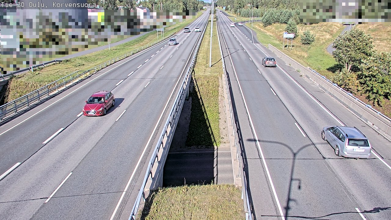 Kelikamerat Kuva Tie 20 Oulu Korvensuora, Oulu, Pohjois-Pohjanmaa