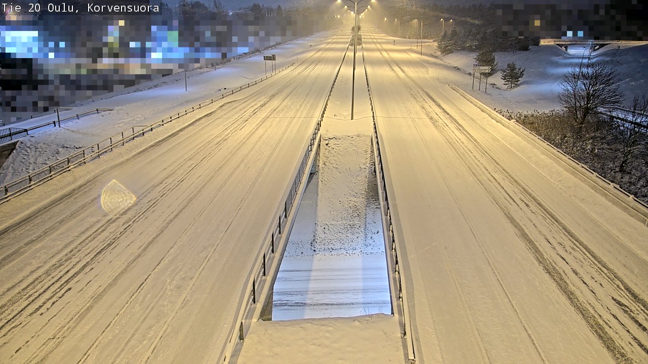 Kelikamerat Kuva Tie 20 Oulu Korvensuora, Oulu, Pohjois-Pohjanmaa