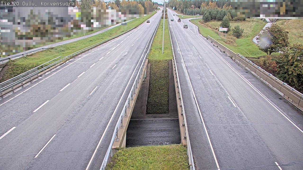 Kelikamerat Kuva Tie 20 Oulu Korvensuora, Oulu, Pohjois-Pohjanmaa