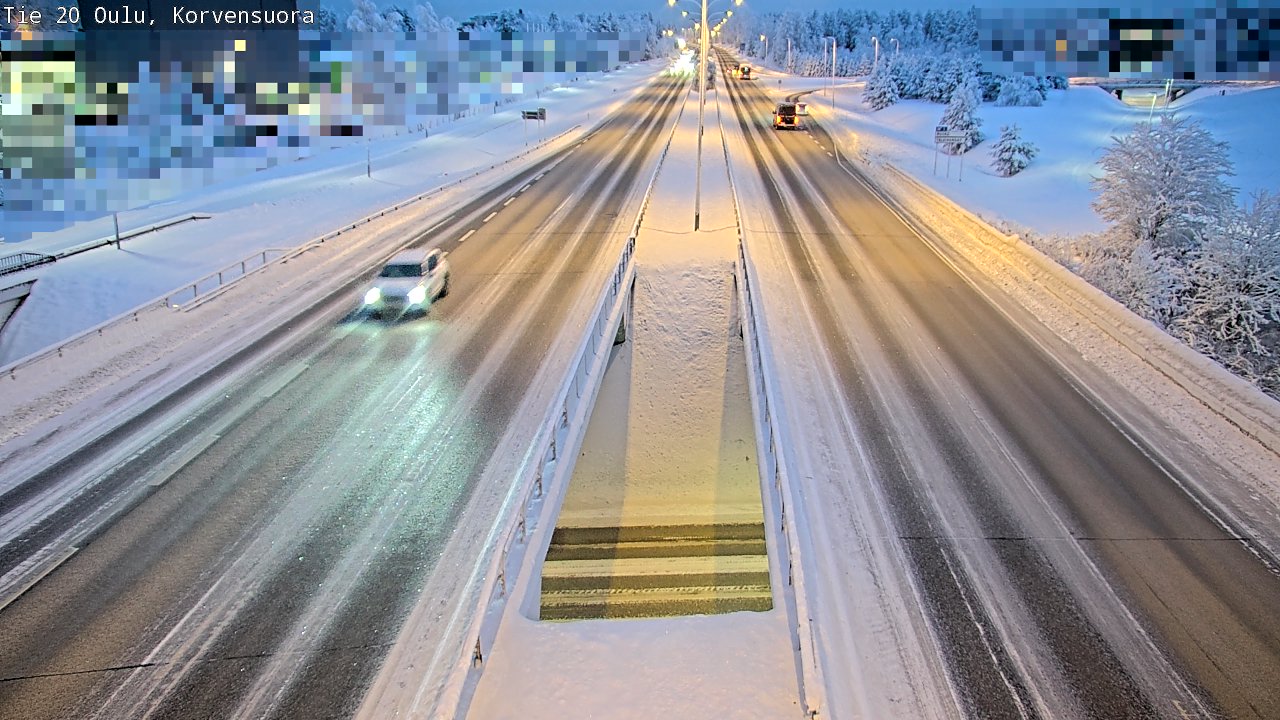 Kelikamerat Kuva Tie 20 Oulu Korvensuora, Oulu, Pohjois-Pohjanmaa