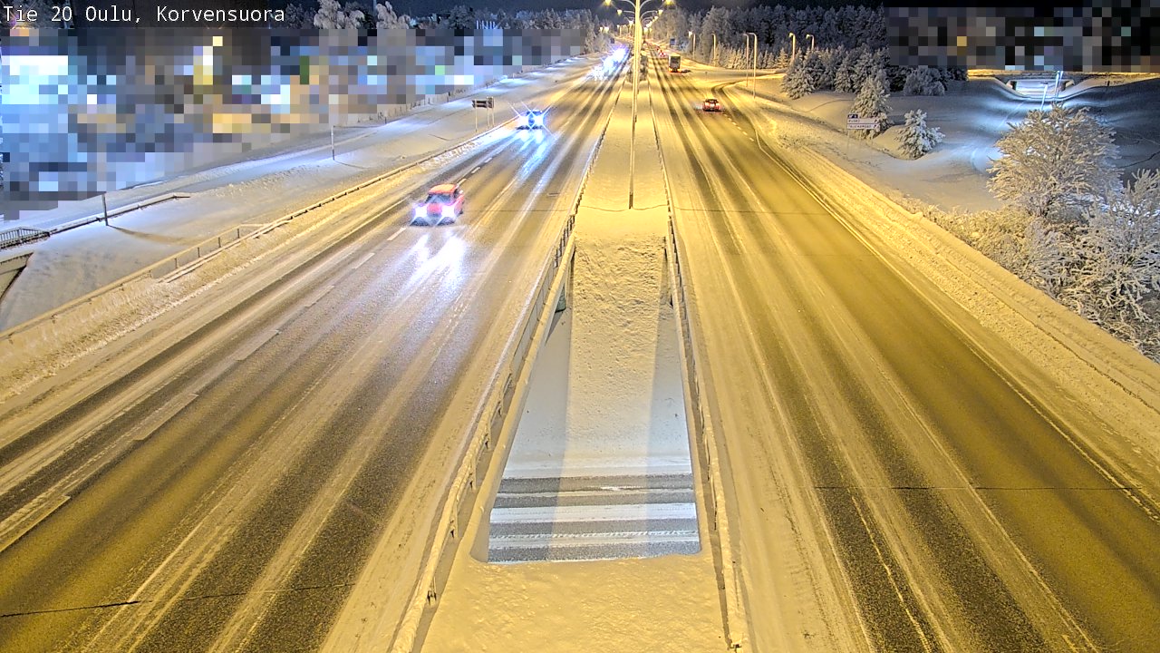 Kelikamerat Kuva Tie 20 Oulu Korvensuora, Oulu, Pohjois-Pohjanmaa