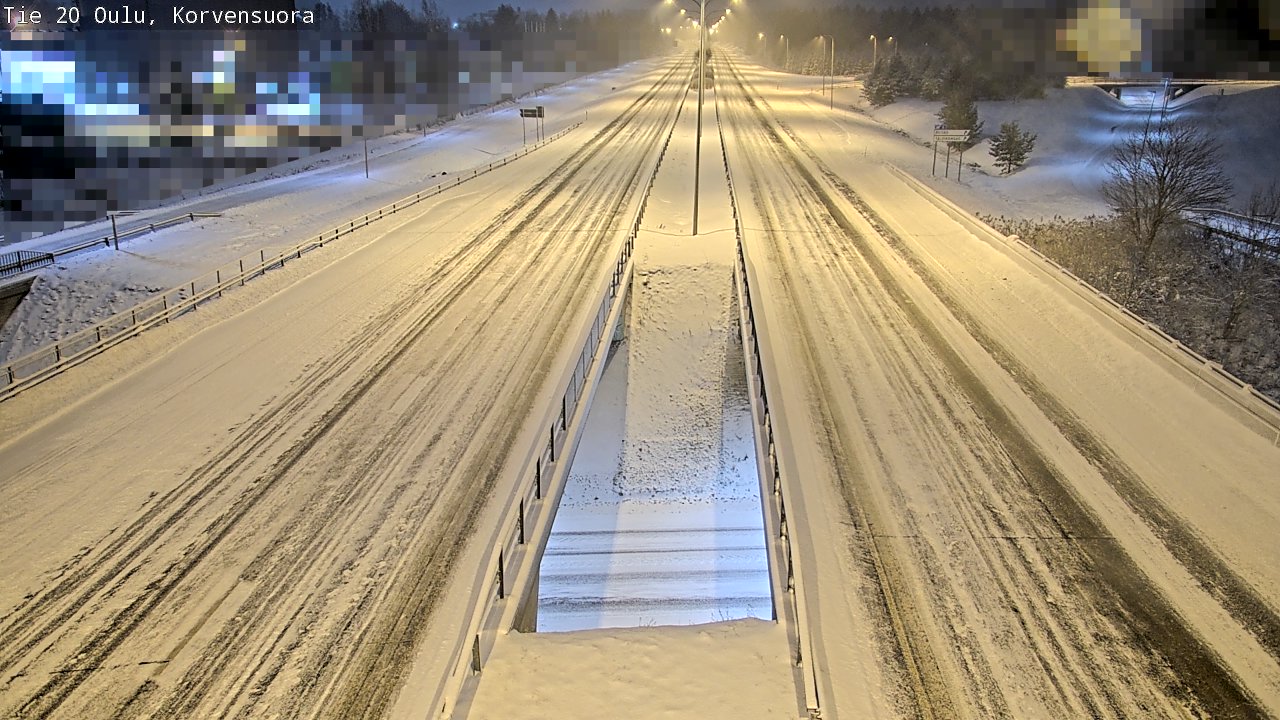 Kelikamerat Kuva Tie 20 Oulu Korvensuora, Oulu, Pohjois-Pohjanmaa
